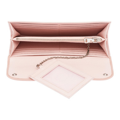 MIU MIU 2017新作 ミュウミュウスーパーコピー MADRAS FIOCCOバイカラ-リボン付二つ折り長財布 5M1109 2E8R F0JW1